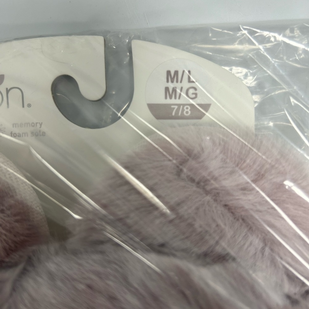 Lemon Watercolor Faux Fur Slides - Picture 6 of 6